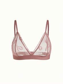 Bonmuse 5pcs Set Women's Solid Color Lip Ruffled Wireless Triangle Cup Comfortable Sexy Bra And Panty Setfor Summerfor Summer - Multicolor - View 17