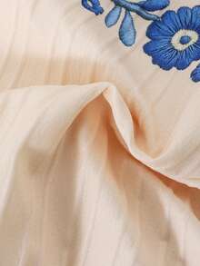 Tween Girls Casual Vacation Versatile Cute Girl Camisole Dress, Floral Print Maxi Dress - Apricot - View 7