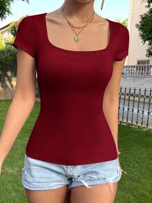 SHEIN Essnce 2PCS Plus Size T-Shirts - Multicolor - View 8