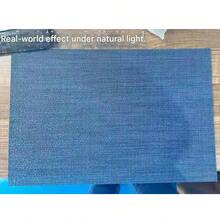 1pc/4pcs/6pcs Navy Blue Placemats - Easy-To-Clean Washable Vinyl Placemats - Wipe-Resistant Heat-Resistant Placemats - 45 X 30 Cm (Navy Blue) - Multicolor - View 9