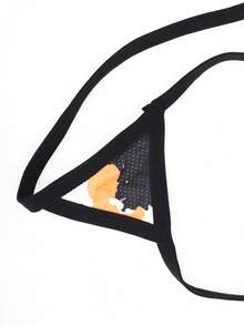 Fashionable Printed Sexy Men's Briefs - Multicolor - View 4