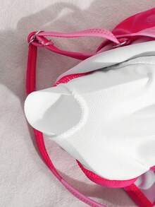 SHEIN Tween Girl Tropical Floral Print Ruffle Hem Asymmetric Dress