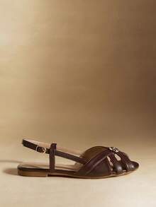Rosivie Women Flat Sandals - Brown - View 2