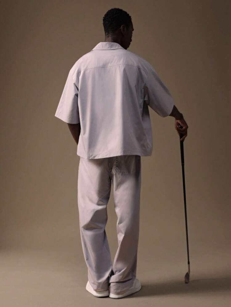 Zip Up Shirt And Pants Co-Ord Set