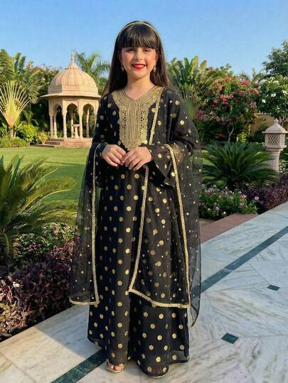 رمضان
قرقيعان 
فستان العيد جلابيات رمضان 
جلابيات       
جلابيه       
الملابس التقليدية العربية      
Abaya       جلابية       
قفطان        جراب Tween Girls' V-Neck Floral Embroidery Polka Dot Ruffle Cuff Casual Vacation Long Sleeve Dress Black Abaya Modest Dress Islamic Dress Muslim Girl Abaya, Girls Abaya