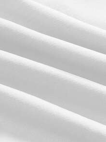 SHAPORA Women's Solid Color Minimalist Bandeau Bodysuit, Fashionable Slim Fit - White - View 3