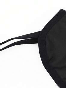 Fashionable & Alluring Black Fabric Sexy Thong Underwear For Men - Black - View 4