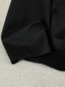 Genkimix Kids 少女睡衣套装 - 两件套睡衣，月亮星星印花，黑色搭配浅蓝色和黄色，圆领长袖上衣和配套长裤，2026夏季假日必备，可爱舒适睡衣，礼物佳品