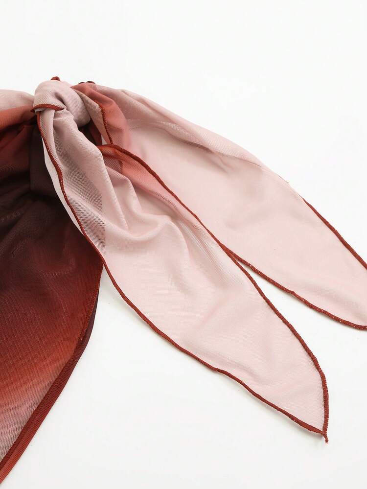 Swim Vcay Women's Sexy Beach Vacation Ombre Mesh Wrap Tie Sarong Skirt, Summer - Multicolor - View 4