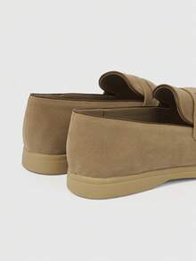 Sleekvia Sepatu Loafer Datar Kasual Serbaguna Wanita untuk Berpergian, Cocok untuk Hari Valentine - Unta - View 9