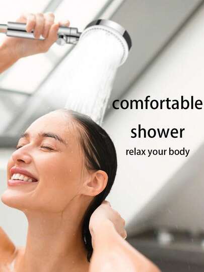 Shower Head With Handheld, High Pressure 5 Mode Spray Mode Shower Head With Stainless Steel Hose And Adjustable Stand Bathroom Decor Fall Decor Bathroom Accessories