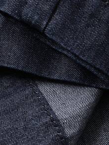 FRIFUL Women's Casual Denim Camisole Top With Ruffle Hem And Denim Pants Set, Summer Spring - Blue - View 8