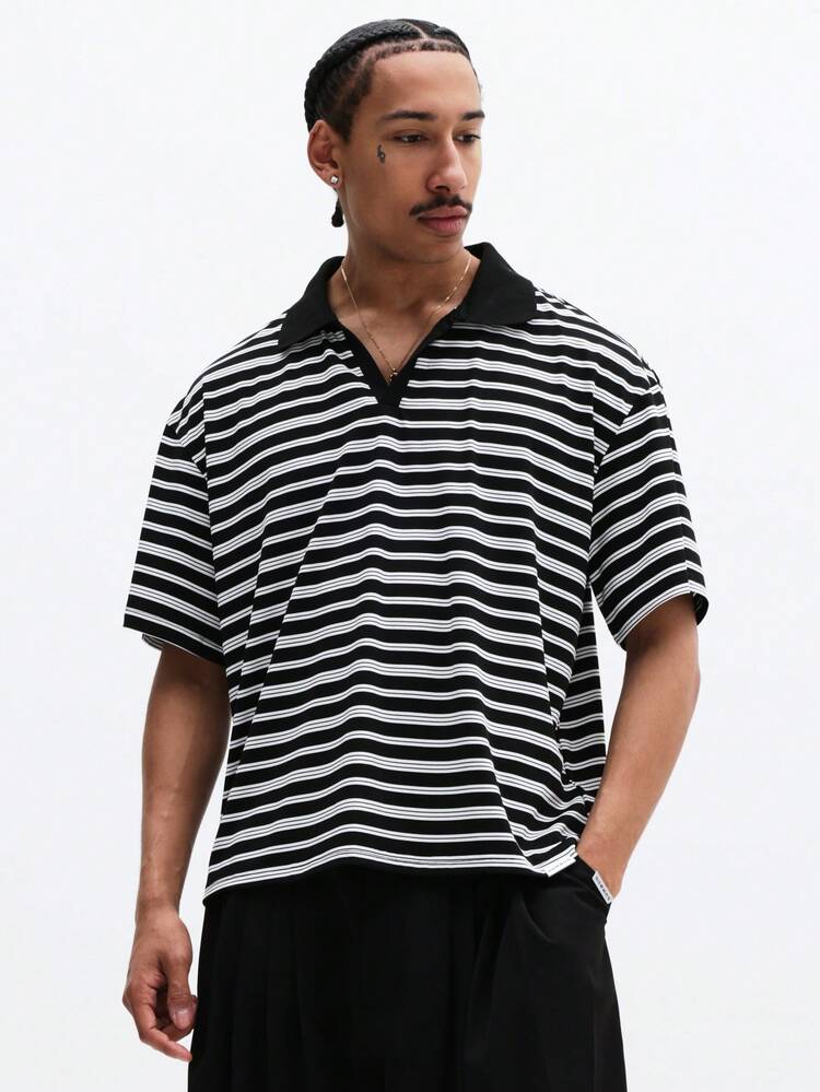 Polo a righe orizzontali