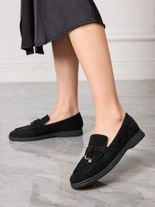 Sleekvia Ladies Loafers - Black - View 3