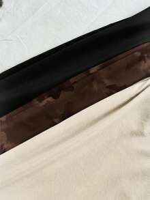 Soleia 3pcs Women's Pleated Asymmetric Hem Casual Tops, Fashion Versatile Blouse For Dating And Outings Spring - Multicolor - View 8