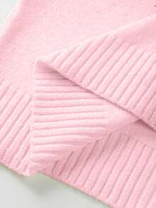 Franclia Bộ 2 món quần ống rộng và áo len kiểu dáng thể thao Hàn Quốc dễ thương, đa năng dành cho nữ, thích hợp cho mùa Thu/Đông. - Màu Hồng baby - Xem 6