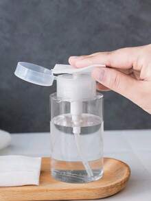 100ml/120ml/150ml/200mlRefillable Pump Bottle, Makeup Remover Oil Pump Bottle, Toner Hydrating Travel Refill Bottle, Empty Bottle Without Other Contents, Do Not Fill With Liquids Over 60°C To Avoid Deformation,Container,Bathroom - White - View 4