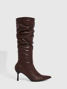 CUCCOO SZL Women's Fashion Pointed Toe High Heel Over-The-Knee Boots Valentine's Day