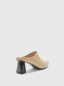 CUCCOO BIZCHIC Women's Elegant Pointed Toe Pumps For Commuting Spring Shoes - Khaki - View 9