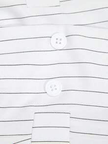 Balvessa Women's Elegant Striped Sleeveless Jumpsuit - White - View 7