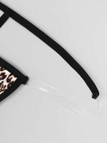 Fashionable Leopard Print Sexy Thong Underwear For Men - Multicolor - View 5