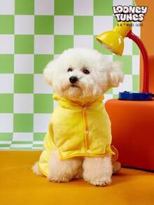 LOONEY TUNES X PETSIN 1 Chăn đa năng màu vàng ấm áp và thoải mái cho thú cưng (chó và chim), khăn tắm dày thấm hút tốt màu vàng cho mùa thu và mùa đông. - Màu vàng - Xem 9