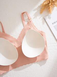 NudeFit 6pcs/Set Bra Perekat Tanpa Jahitan Ukuran Plus dengan Pinggiran Bergelombang dan Cup yang Dapat Dilepas, Nyaman - MultiWarna - View 6