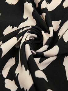 SHEIN Clasi 女士休闲无袖褶皱豹纹衬衫，夏季度假风 - 彩色 - 查看 7