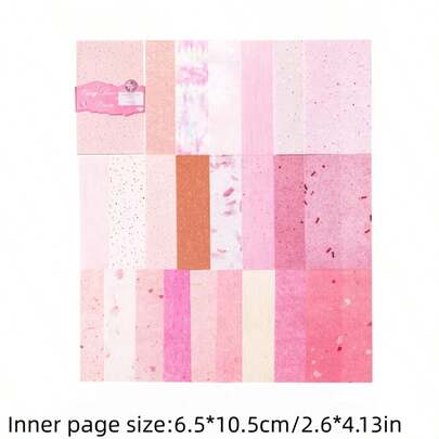 1 paquete de 50 hojas de papel de material vintage surtido, material para collage personalizado, creatividad, diseño a mano, cuadernos de estética, suministros de arte y oficina