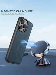 Suteni 二合一 PU 皮革可拆卸钱包式手机壳，带卡槽，兼容 MagSafe 无线充电，适用于 17 Pro Max、17 Air、16、15 Plus、14、13、12、11，Galaxy S25 Ultra、S24、S23、S22，Pixel 10 Pro XL、9、8A、7，防水、防震、防摔、防刮。 - 荔枝藍 - 查看 2