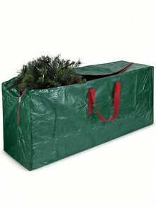 Large Capacity PE Christmas Tree Storage Bag – Waterproof & Woven Fits 7-9 Ft Trees Perfect Gift For Christmas & New Year - Multicolor - View 7