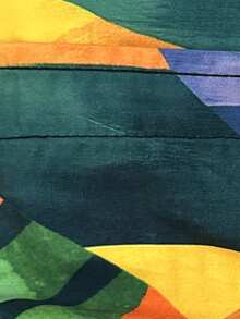 CAJUNI 女士休闲度假鹦鹉和海龟串珠印花抹胸上衣，日期 - 彩色 - 查看 7