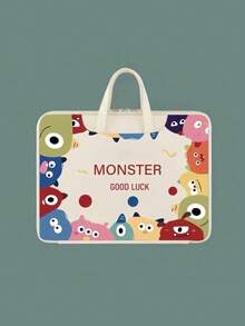 1PC Laptop Bag Girls Cartoon Laptop Bag Waterproof Shockproof Storable Ladies Gift - Multicolor - View 2