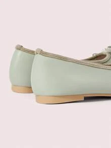 CUCCOO DOLLMOD French Gentle Sweet Pink Elegant Dance Ballet Women's Shoes New Spring Retro New Chinese Style Comfortable Soft Bottom Flat Bottom Flower Bow Single Shoes