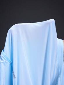 Powerista Women's Fitted Zip-Up Sheer Long Sleeve Cycling Jersey - Blue - View 8