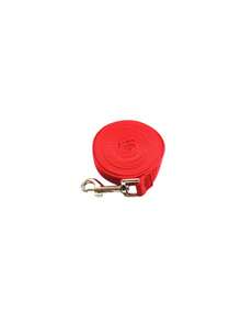 1pc Dog Leash.Sturdy And Durable, Suitable For Long-Distance Dog Walks. Features A High-Quality Hook That Is Durable, Bite-Proof, And Rust-Resistant; Suitable For Small, Medium, And Large Dogs - Red - View 4