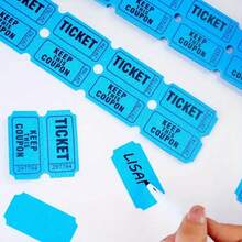 100/200张抽奖券、双人券、活动门票、入场券、班级奖励、筹款活动和幸运抽奖 - 彩色 - 查看 11