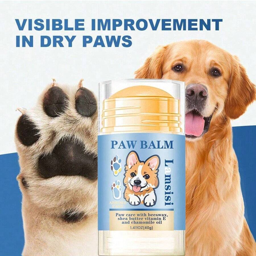 1片装 2片装 猫爪垫护理 狗狗爪子通用 猫狗爪子护理霜 保湿型 - 彩色 - 查看 1