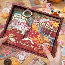 Sweet Moments Stationery Gift Set, Including Notebook, Stickers, Washi Tape, Pen, Birthday, Ins Style Gift - Multicolor - View 1