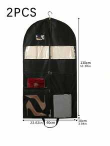 Túi đựng vest du lịch và cất giữ trong tủ quần áo, túi treo đựng quần áo có đáy mở rộng cho quần áo, áo sơ mi, áo khoác, áo choàng, túi đựng vest du lịch, túi treo đựng vest chịu lực cao với nhiều ngăn lưới lớn, vỏ bọc vest để cất giữ quần áo trong tủ quần áo khi đi du lịch, túi đựng vest du lịch kèm túi đựng vest. - Nhiều màu - Xem 11
