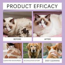 1pc/2pcs Pet Cleaning Mousse, Deodorizing Foam, Perfect For Cats And Dogs' Bodies And Fur, Easy-To-Use, No-Rinse Beauty Foam For Softer, Smoother Fur. - Multicolor - View 7