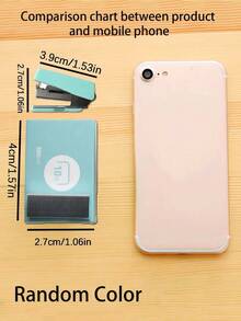 1个/3个超小型可爱订书机，带订书钉，学习用品，送给朋友和同学的小礼物，返校季，圣诞节 - 彩色 - 查看 2