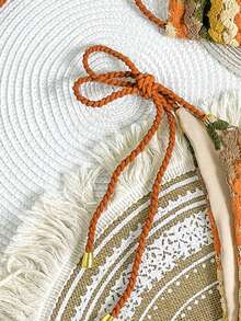 Swim Vcay Women's Summer Beach Striped Halter Tie Sexy Bikini Swimsuit Set - Multicolor - View 4