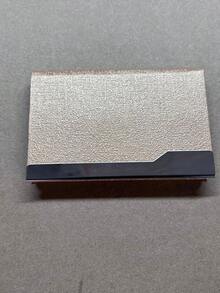 Business Card Holder Large Capacity PU Organizer Box, Portable For Office, Trade Show School Supplies, Back To School - Leather Business Card Holder - View 14