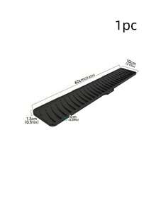 1pc Silicone Sink Drain Board, Kitchen Countertop Drainer Mat, Sloped Drainage Pad - Multicolor - View 2