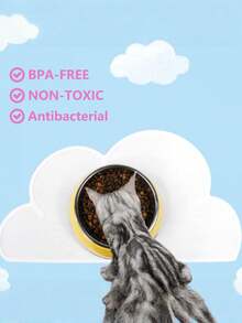 1件装宠物喂食垫，防水、防滑、防漏，适用于宠物碗，易于清洁，防溢漏，宠物喂食餐垫，防水防滑边防漏宠物碗餐垫，云朵餐垫，创意可折叠隔热垫，防水、耐热、防滑餐桌隔热垫 - 白色 - 查看 8