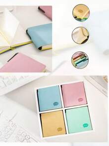 Slumpmässig 1-pack bärbar liten fickanteckningsbok, ritbok, handbok, schemaläggningsanteckningsbok, resedagbok, kontor och skola, pris, perfekt present, tillbaka till skolan - En-Storlek - Visa 1