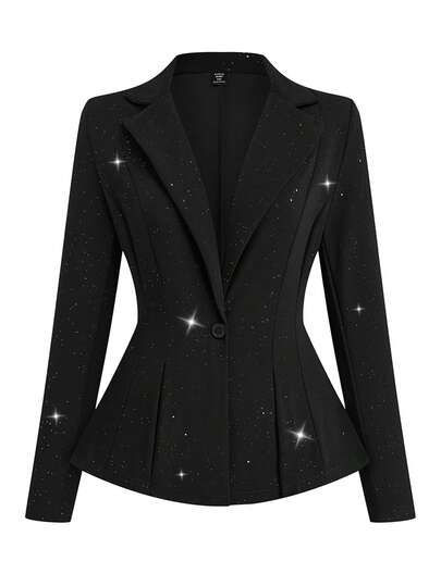 Sweetra Traje de talla grande con cintura estilizada para uso diario