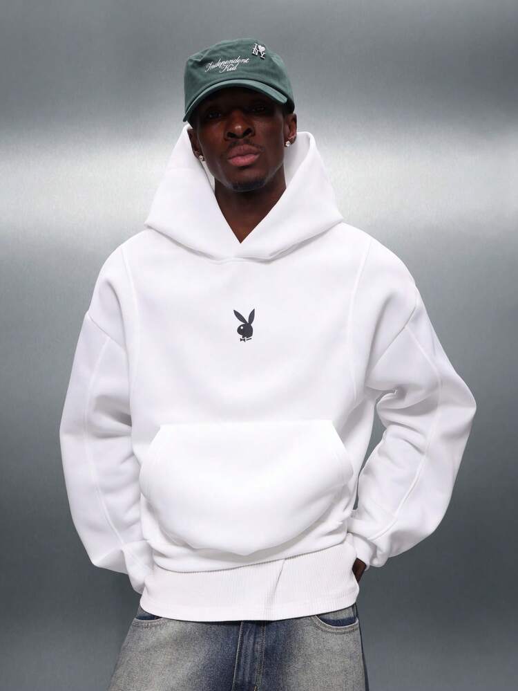 PLAYBOY X SUMWON Felpa con cappuccio e stampa del logo