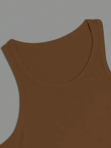 Sport MetroGents 3 áo tank top thể thao nam màu trơn cổ tròn, kiểu dáng thường ngày, thích hợp tập luyện, chơi bóng rổ hoặc tập gym. - Nhiều màu - Xem 6